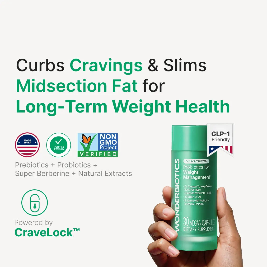 Probiotics for Weight Management - Supports GLP-1 Journey